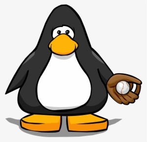 Baseball Glove From A Player Card - Penguin With A Horn #1099674