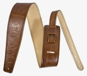 5" Distressed Leather Backed Guitar Strap - Leather Guitar Straps #1099914