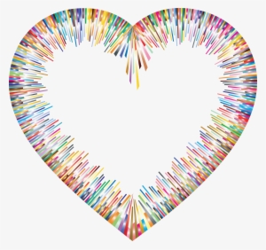 Abstract Border Png Download - Free Clipart Hearts Border #111062