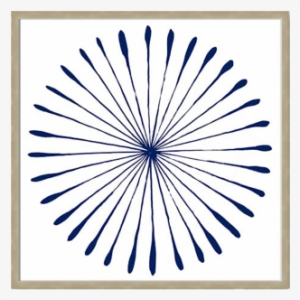 West Elm Framed Print Watercolor Burst #111116