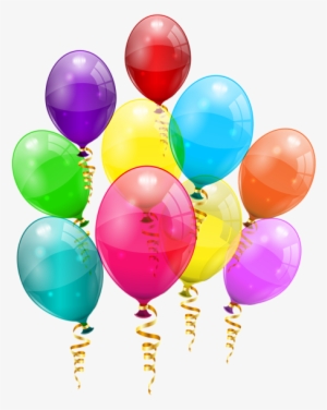 Colorful Balloon Bunch Png Clipart Imageu200b - Real Balloon Png - Free ...