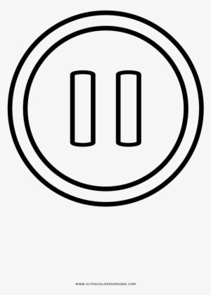 Pause Button Coloring Page - Coloring Book #111399