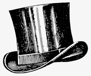 Top Hat Drawing Vintage - Top Hat Clip Art #111619