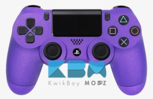 Metallic Purple Custom Ps4 Controller - All Purple Ps4 Controller #111758