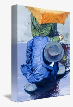 Go To Image - Gallery-wrapped Canvas Art Print 11 X 15 Entitled Hat #111822