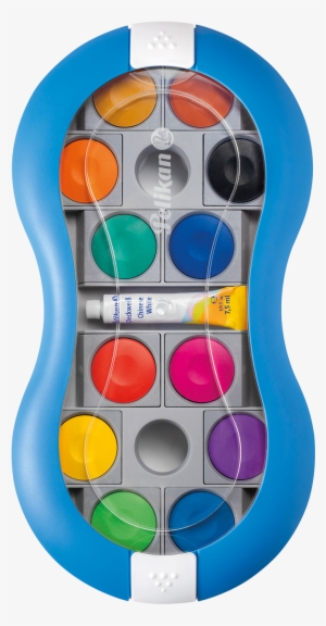 Paintbox Space ® 735 Sp/12 Colours Blue - Pelikan 724617 Water Based Paint - Water Based Paints #112050