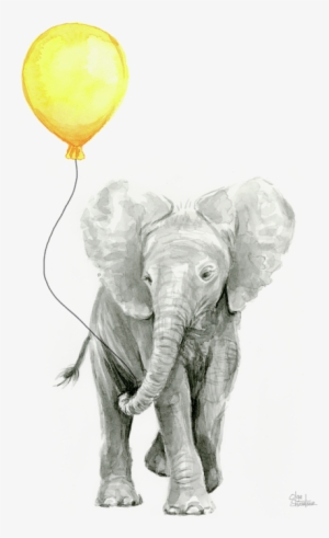 Click And Drag To Re-position The Image, If Desired - Baby Elephant Art #112123