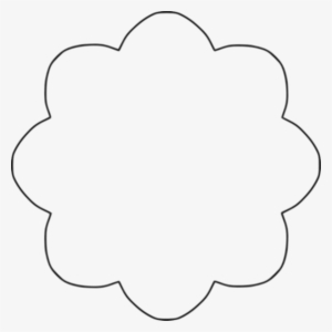 Simple - Contorno De Flor Em Png #112490