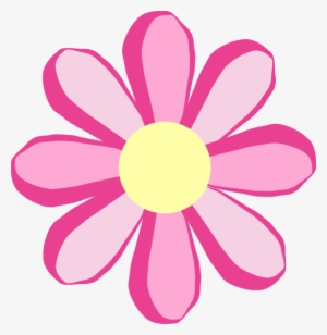 Pink Flower Clipart Transparent - Pink Flower Vector Png #112703