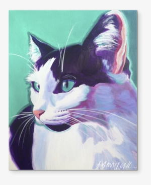 Premium Cat Art Collection - East Urban Home 'cat Kitty' Framed Painting Print #112850