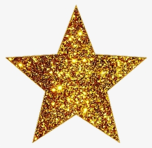 Gold Star Glitter Png #113057