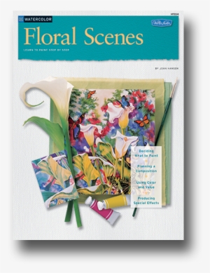 Floral Scenes Watercolor Book - Floral Scenes In Watercolor How To Draw #113164