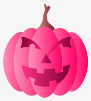 Pink Pumpkin Clipart - Halloween Clipart Pink Pumpkin #113407