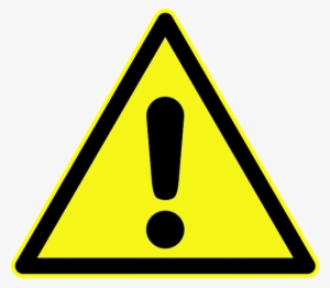 Tornado Warning Png Free - Exclamation Mark In Yellow Triangle #113551