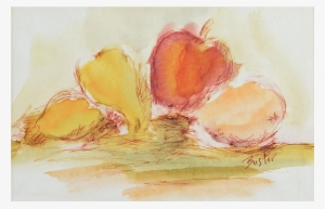 Svg Royalty Free Stock Apples Pears Watercolor Painting #114114