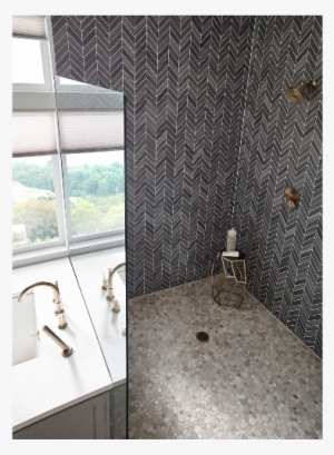 Watercolor Graphite Grey Porcelain Rectangular Matte - Tile #114301