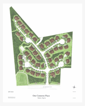 The Site Plan From One Cameron Place - Site Plan #114423