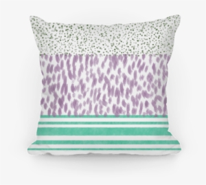 Watercolor Pattern Pillow - Watercolor Painting #114546