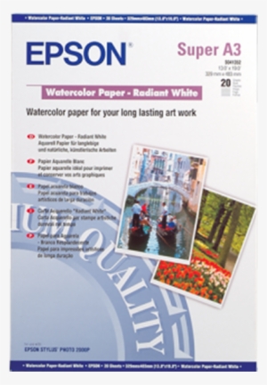 Epson Watercolor Paper - Inkjet Epson A2 Paper #114591