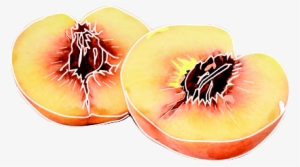 Peach Halves - Fruit Tumblr Png #114814