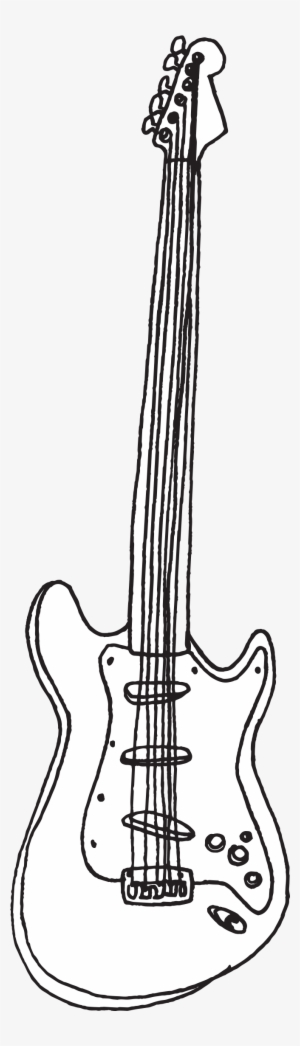 Tattly Electric Guitar Julia Rothman 00 V=1531945378 - Electric Guitar Tattoo Simple #114974