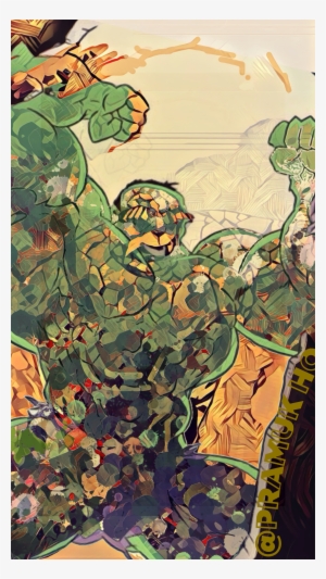 Kurt Cobain Credit To Marvel The Thing Illustration - Illustration #115586