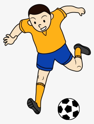 Kids Playing Sports Clipart - Clip Art Playing Football #115631