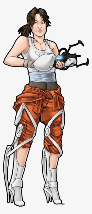 Portal 2 Chell By Superkusokao-d3ejk8z - Портал Челл #116035