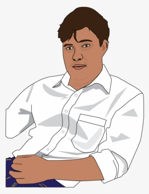 Vector Transparent Library First Attempt At A Portrait - Library #116528