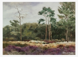 Heath At The Reest Valley - Painting #116936