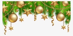 Christmas Border Decor Png Clipart - Christmas Border Png Transparent #117351