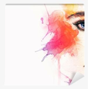 Beautiful Woman Face - Watercolor Woman #117371