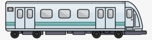 Train Drawing Side View - Subway Clip Art #117475