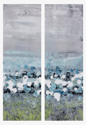 Aqua Motion Pk/2 - Motion 2 Piece Painting Print Set Paragon #117498