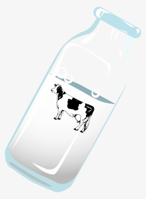 This Free Icons Png Design Of Bottle Of Milk With Cow #117745