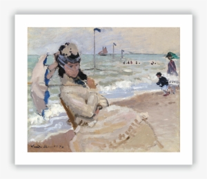 Camille On The Beach At Trouville Monet #118173