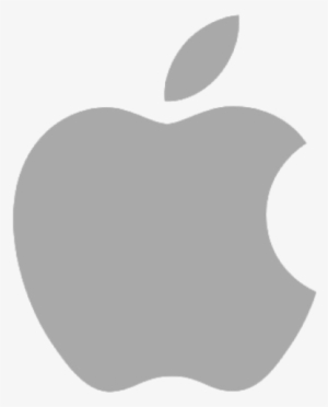 Apple Grey Logo Png Transparent - Logo Apple Vector Png #118414