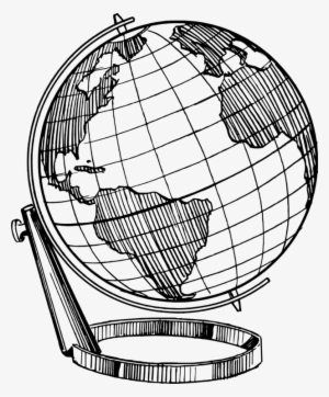 Globe Drawing Line Art Earth World #118584