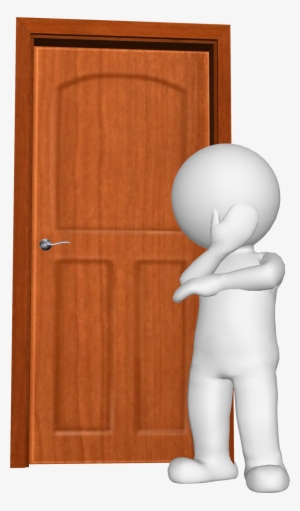 Man With Door - Door 3d Man Png #118775