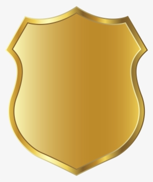 Golden Badge Template Clipart Png Picture - Transparent Police Badge Png #119309
