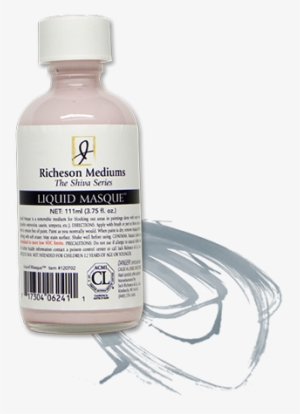Jack Richeson Liquid Masque Watercolor Medium 4 Oz - Jack Richeson 3-3/4-ounce Liquid Masque #1100132