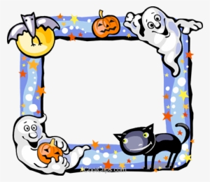 Halloween Frame Royalty Free Vector Clip Art Illustration - Marcos Halloween #1100184