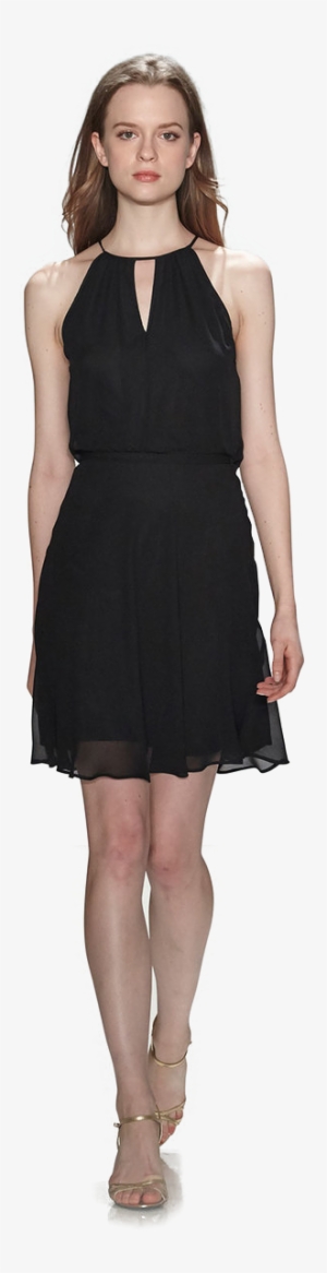 Nouvelle Amsale Bridesmaids N324 - Banana Republic Black Sleeveless Dress #1100330