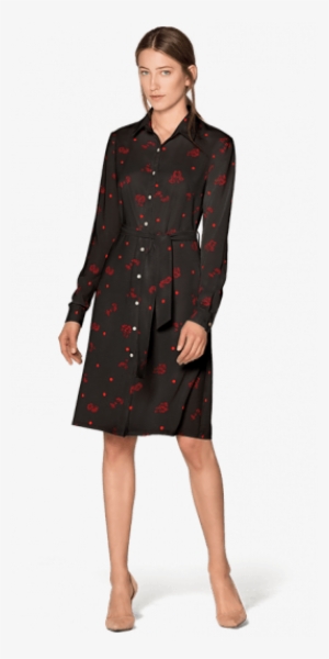 New Eildon Black Shirt Dress - Dress #1100375