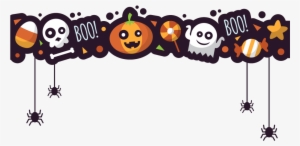 Halloween Vector Free Png Border - Halloween #1100849