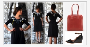 Black Geo Dress Facebook - Dress #1100955