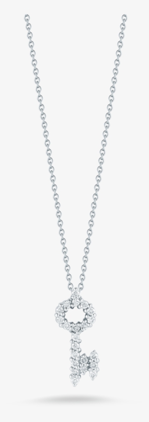 Roberto Coin Tiny Treasures 18k White Gold Key - Pendant #1101125