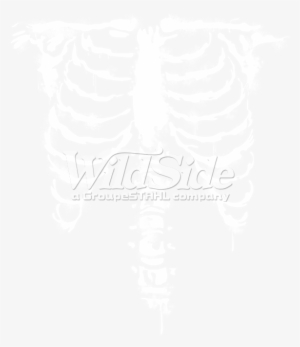 Ribcage Front White Ink The Wild Side - T-shirt Fun Skeleton Ribs Skull Rib Cage Horror Party #1101284 Ribcage Front White Ink The Wild Side - T-shirt Fun Skeleton Ribs Skull Rib Cage Horror Party #1101284