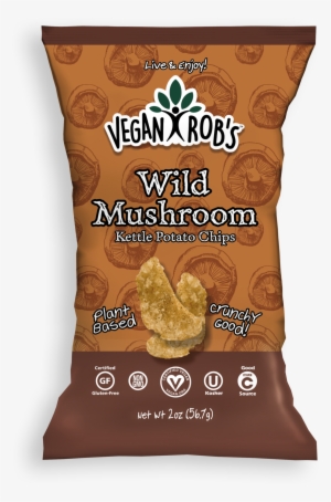 Rob's Brands Vegan Rob's Wild Mushroom Kettle Potato - Vegan Rob's Wild Mushroom Kettle Potato Chips #1101520