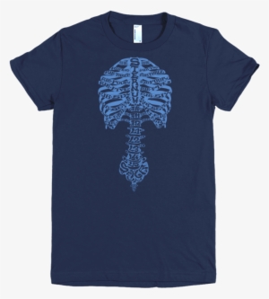 Rib Cage Typography Women's T-shirt #1101544 Rib Cage Typography Women's T-shirt #1101544